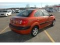 Sunset Orange - Rio LX Sedan Photo No. 5