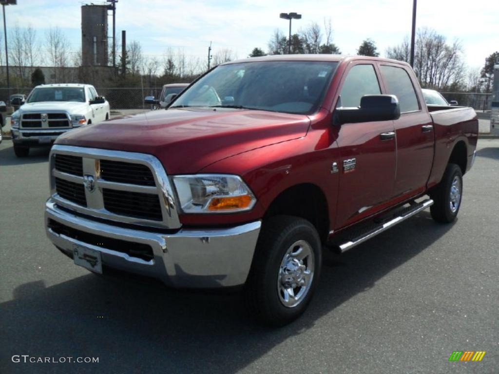 Deep Cherry Crystal Pearl 2011 Dodge Ram 2500 HD ST Crew Cab 4x4 Exterior Photo #45773084