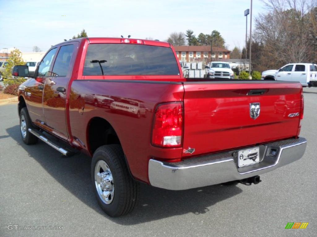 Deep Cherry Crystal Pearl 2011 Dodge Ram 2500 HD ST Crew Cab 4x4 Exterior Photo #45773088