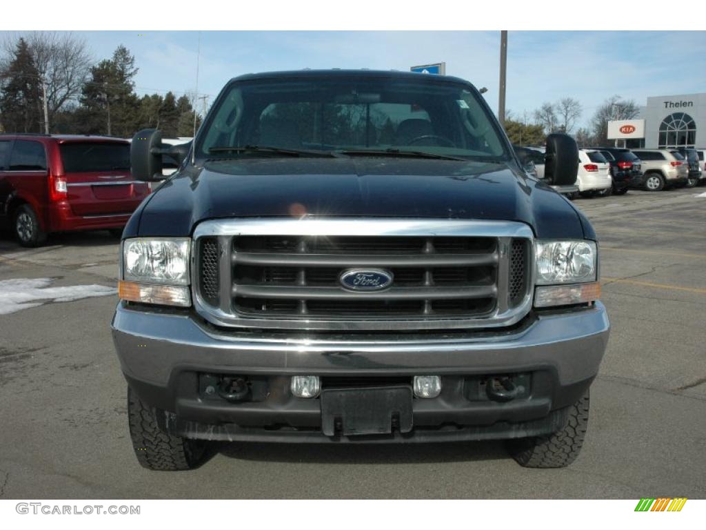 2004 F250 Super Duty FX4 Crew Cab 4x4 - True Blue Metallic / Medium Flint photo #2