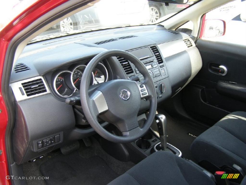 Charcoal Interior 2010 Nissan Versa 1.8 S Sedan Photo #45776732