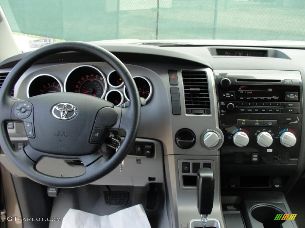 2011 Toyota Tundra CrewMax Graphite Gray Dashboard Photo #45776792