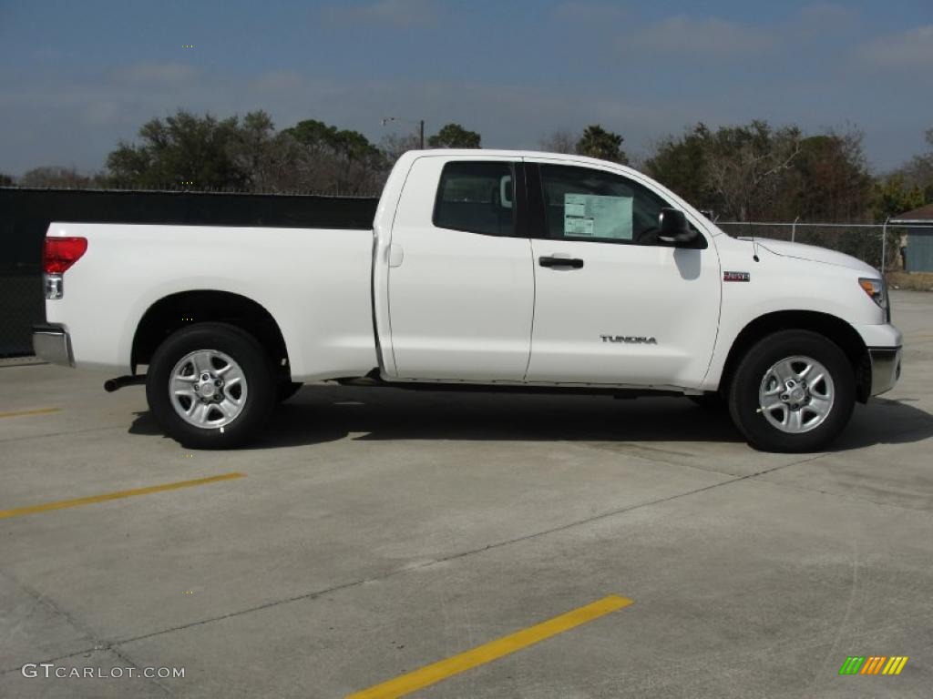 Super White 2011 Toyota Tundra Double Cab Exterior Photo #45777024