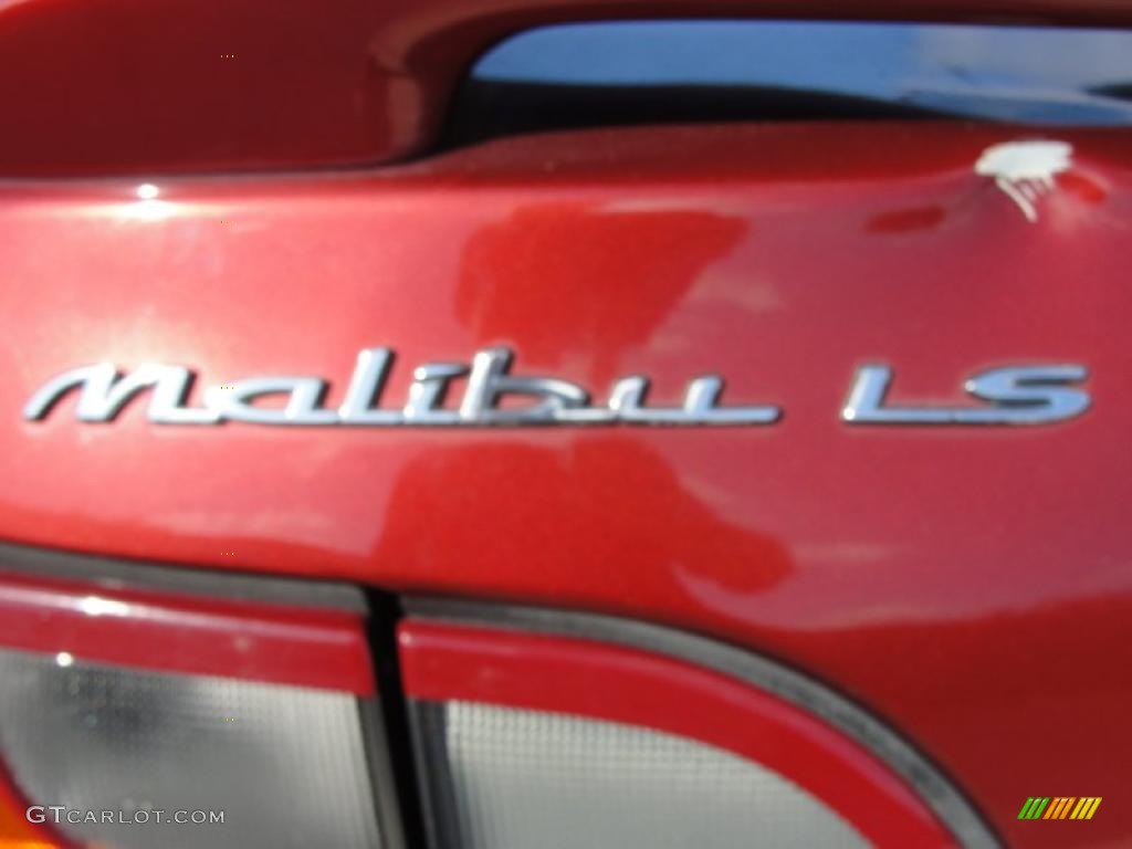 2003 Malibu LS Sedan - Redfire Metallic / Neutral Beige photo #19