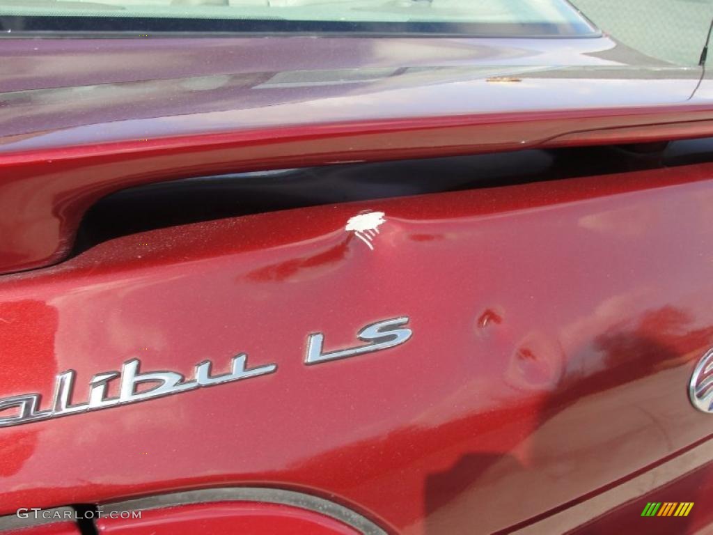 2003 Malibu LS Sedan - Redfire Metallic / Neutral Beige photo #20