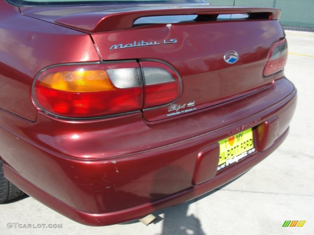2003 Malibu LS Sedan - Redfire Metallic / Neutral Beige photo #21