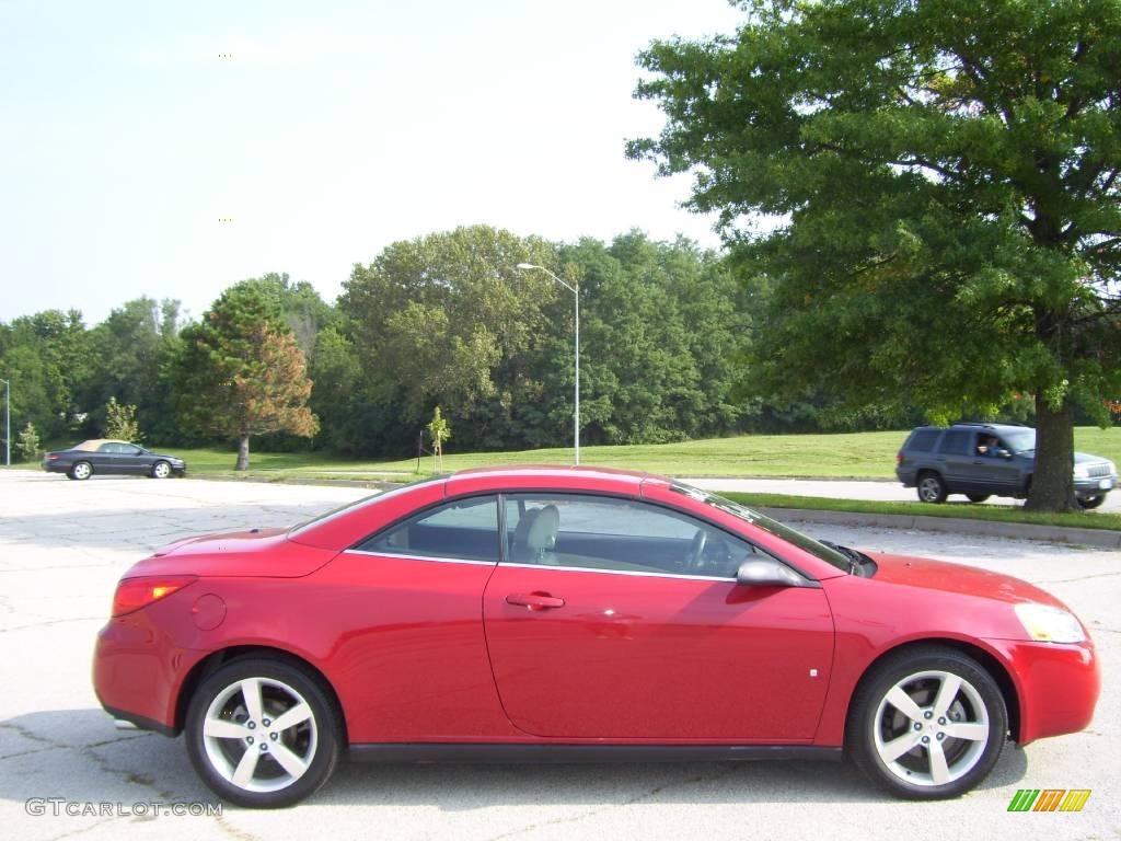 2007 G6 GT Convertible - Crimson Red / Light Taupe photo #1