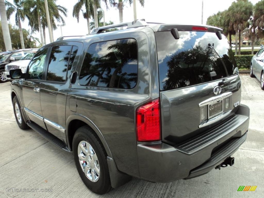 2007 QX 56 - Silver Graphite / Graphite Black photo #9