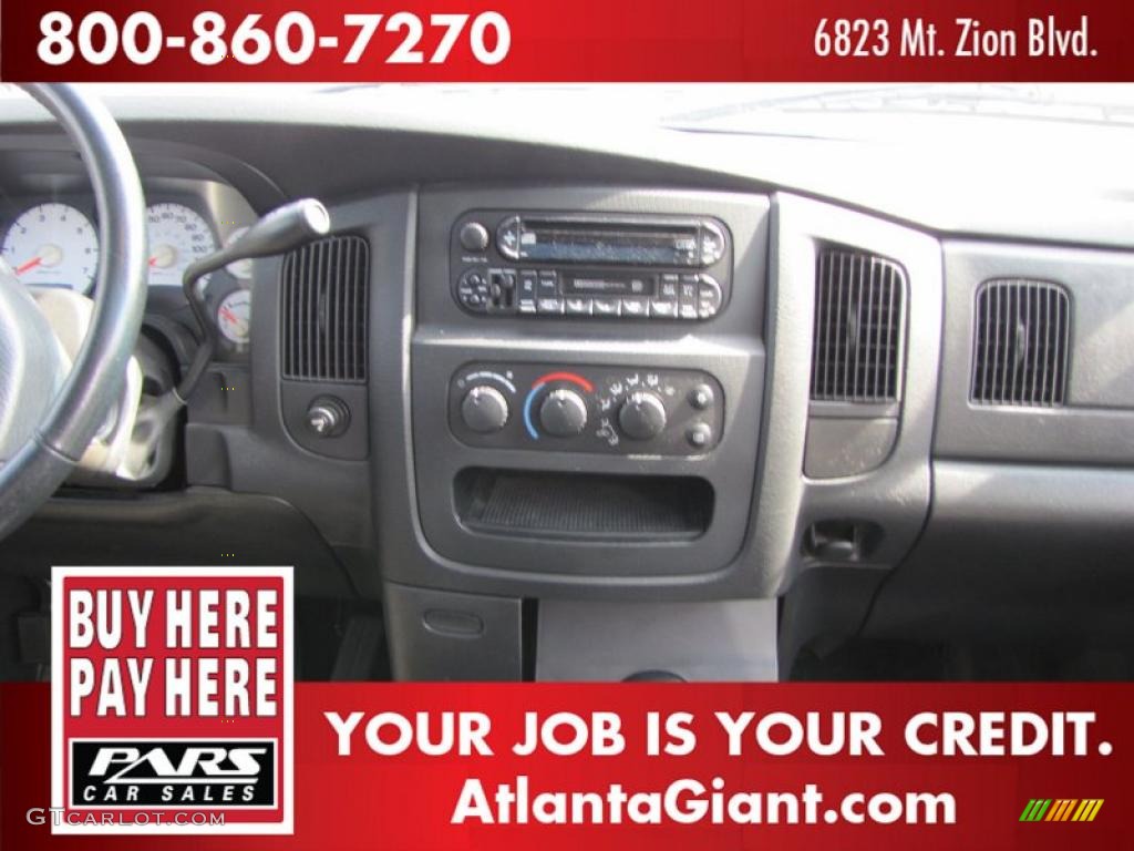 2003 Ram 1500 SLT Quad Cab - Bright Silver Metallic / Dark Slate Gray photo #12