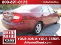 2002 Salsa Red Pearl Toyota Camry XLE  photo #3