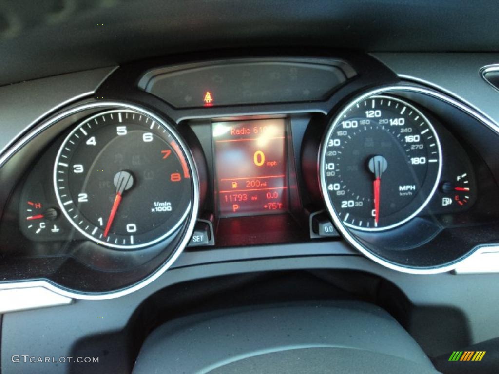 2010 Audi A5 2.0T Cabriolet Gauges Photo #45780513