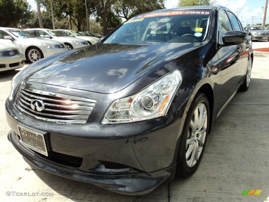 Blue Slate Metallic 2009 Infiniti G 37 S Sport Sedan Exterior Photo #45780701