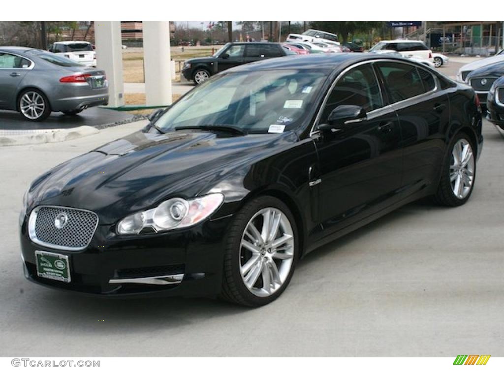 Ultimate Black Metallic 2011 Jaguar XF XF Supercharged Sedan Exterior Photo #45780853