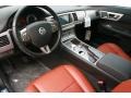 2011 Jaguar XF Spice Red/Warm Charcoal Interior Prime Interior Photo