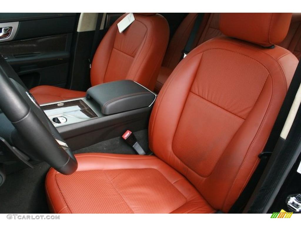 Spice Red/Warm Charcoal Interior 2011 Jaguar XF XF Supercharged Sedan Photo #45781033