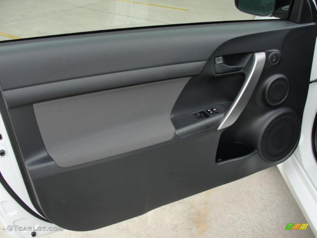 2011 Scion tC Standard tC Model Dark Charcoal Door Panel Photo #45781585