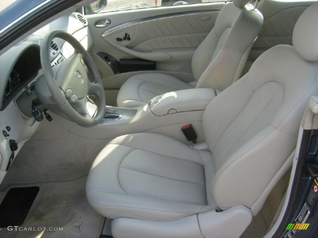 Stone Interior 2004 Mercedes-Benz CLK 320 Coupe Photo #45781910