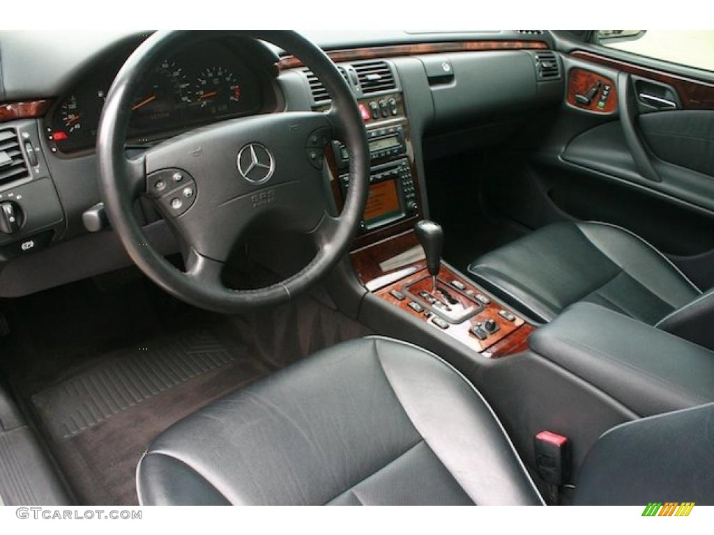 Charcoal Interior 2000 Mercedes-Benz E 320 Sedan Photo #45782806