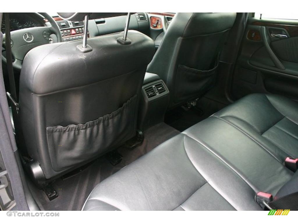 Charcoal Interior 2000 Mercedes-Benz E 320 Sedan Photo #45782873