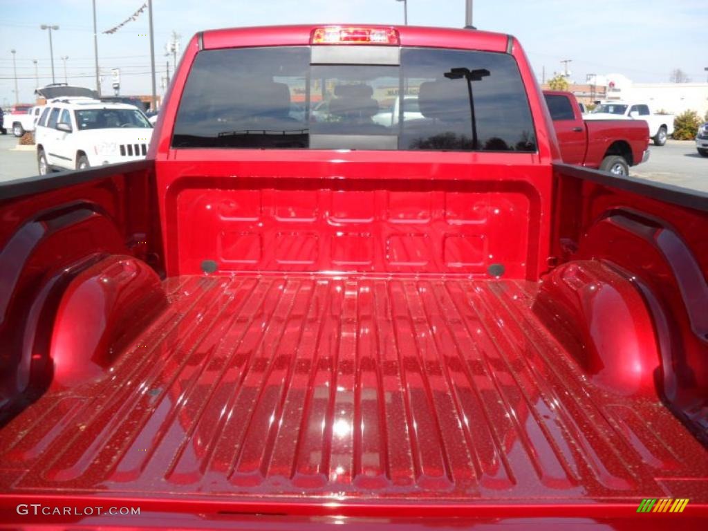 2011 Ram 1500 Big Horn Quad Cab 4x4 - Deep Cherry Red Crystal Pearl / Dark Slate Gray/Medium Graystone photo #15