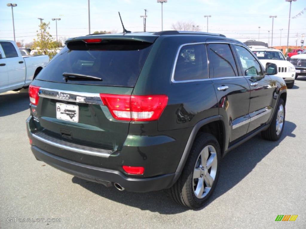 2011 Grand Cherokee Limited 4x4 - Natural Green Pearl / Black/Light Frost Beige photo #4