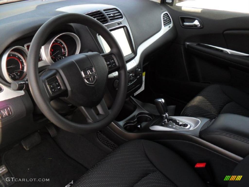 Black Interior 2011 Dodge Journey Mainstreet AWD Photo #45784602