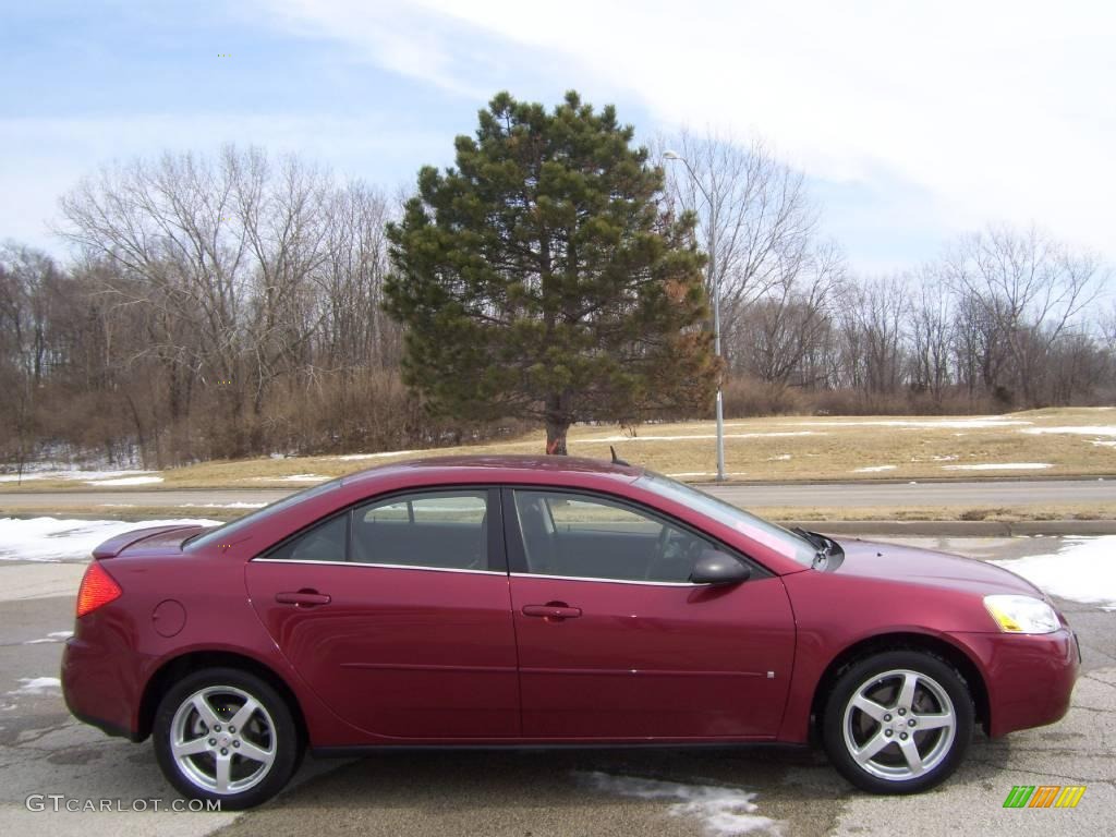 2008 G6 V6 Sedan - Performance Red Metallic / Ebony Black photo #1