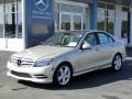 2011 Pearl Beige Metallic Mercedes-Benz C 300 Sport  photo #1