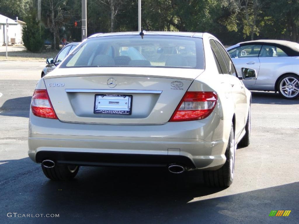 2011 C 300 Sport - Pearl Beige Metallic / Almond/Mocha photo #5