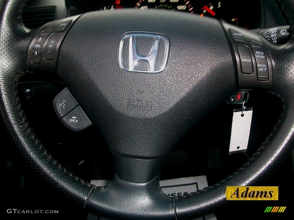 2007 Accord EX Coupe - Nighthawk Black Pearl / Black photo #6