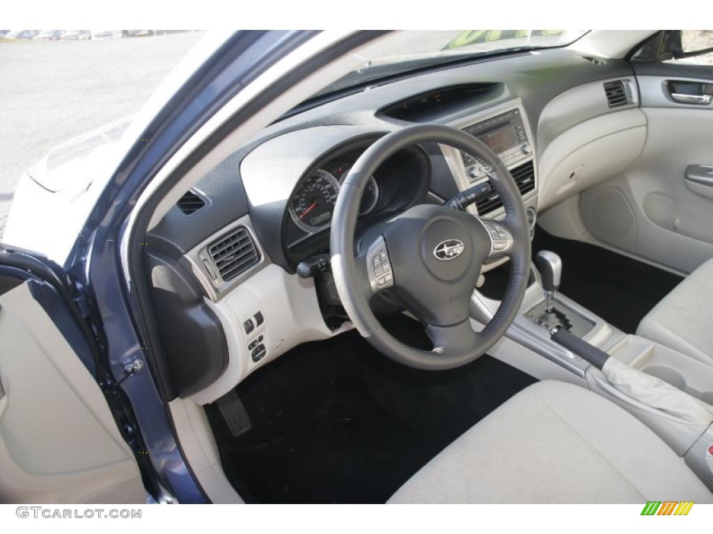 Ivory Interior 2010 Subaru Impreza 2.5i Premium Sedan Photo #45787838