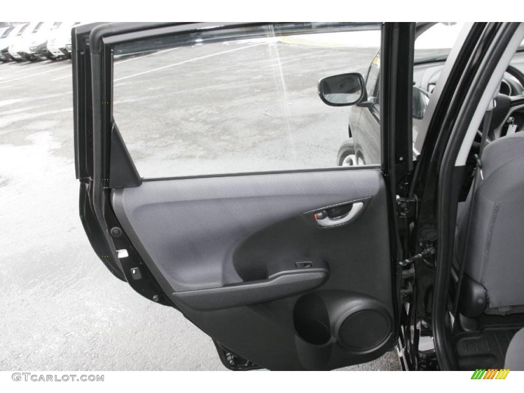 2009 Honda Fit Standard Fit Model Gray Door Panel Photo #45789858