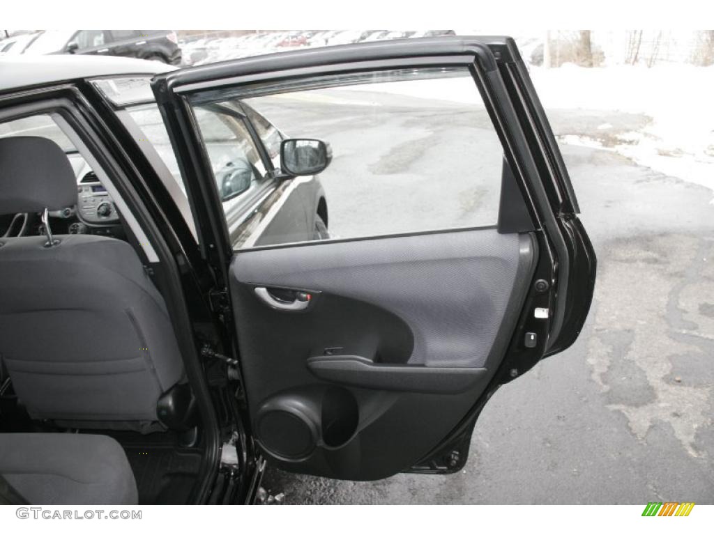 2009 Honda Fit Standard Fit Model Gray Door Panel Photo #45789866