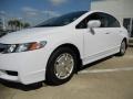 Spectrum White Pearl - Civic Hybrid Sedan Photo No. 3