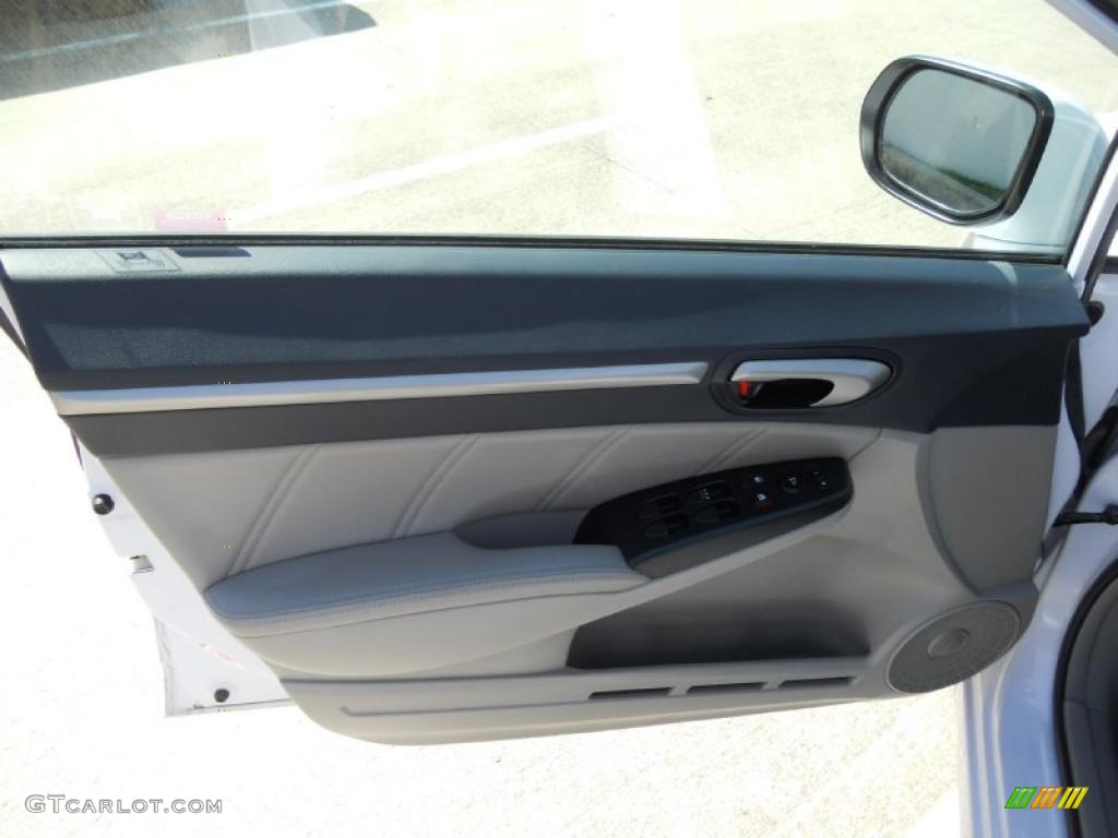 2009 Honda Civic Hybrid Sedan Blue Door Panel Photo #45790650