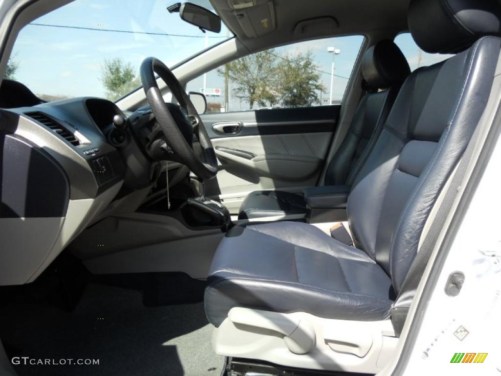 Blue Interior 2009 Honda Civic Hybrid Sedan Photo #45790658