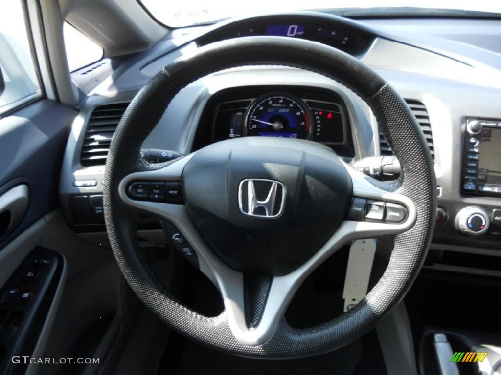 2009 Honda Civic Hybrid Sedan Blue Steering Wheel Photo #45790726