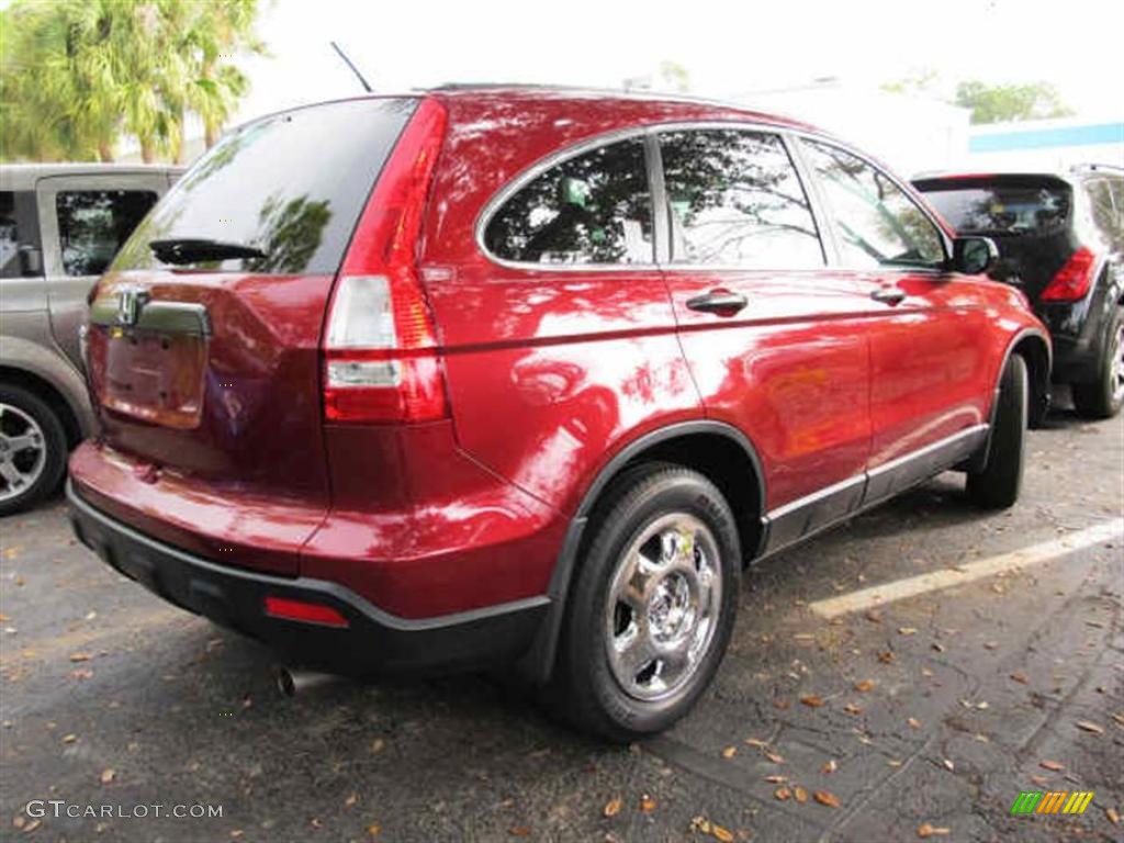 2008 CR-V LX - Tango Red Pearl / Gray photo #2