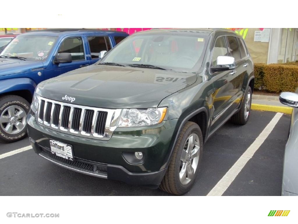 2011 Grand Cherokee Limited 4x4 - Natural Green Pearl / Black/Light Frost Beige photo #1