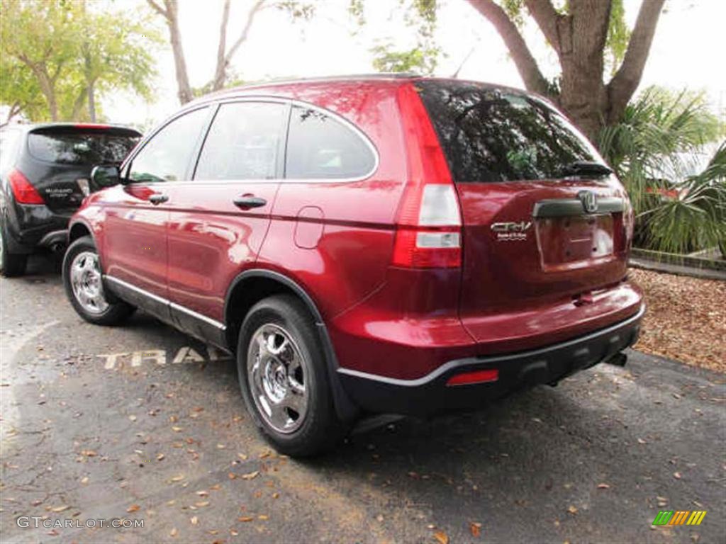 2008 CR-V LX - Tango Red Pearl / Gray photo #4