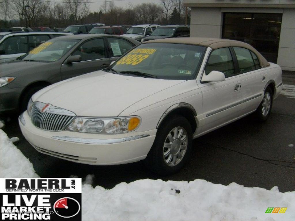 2000 Continental  - Vibrant White / Medium Parchment photo #2