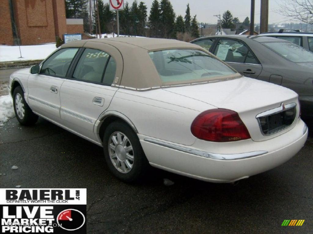 2000 Continental  - Vibrant White / Medium Parchment photo #3