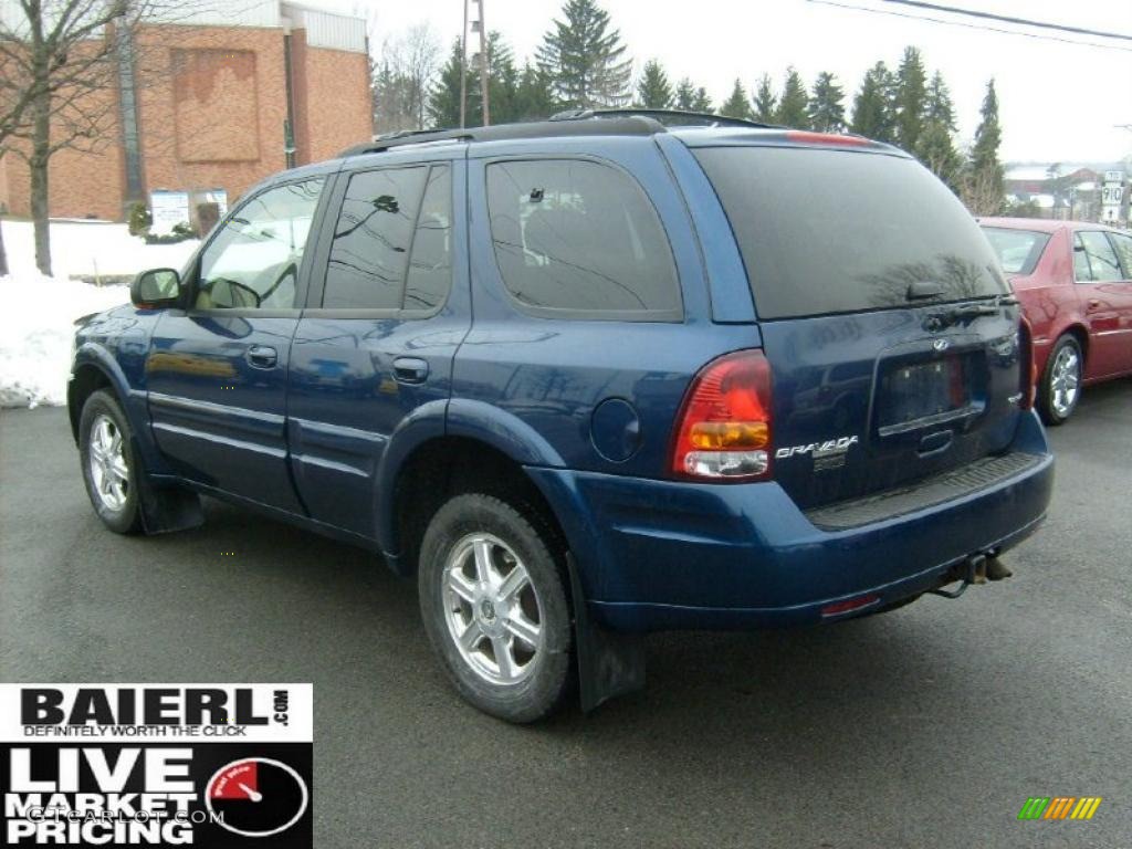 2002 Bravada AWD - Indigo Blue / Camel photo #5