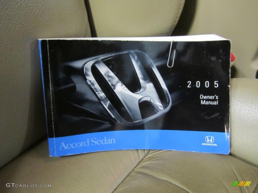 2005 Accord EX-L Sedan - Desert Mist Metallic / Ivory photo #23