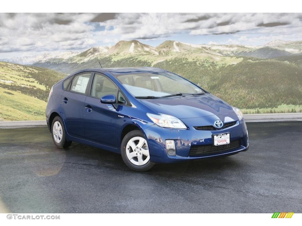 Blue Ribbon Metallic 2011 Toyota Prius Hybrid II Exterior Photo #45795783