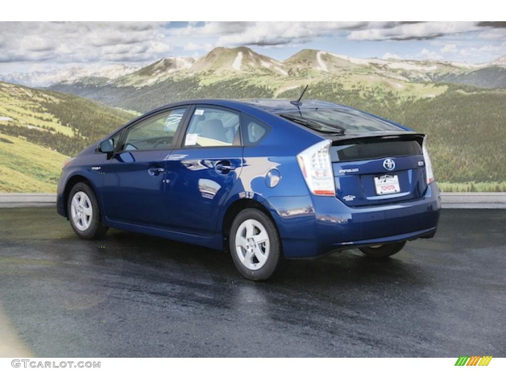 Blue Ribbon Metallic 2011 Toyota Prius Hybrid II Exterior Photo #45795807