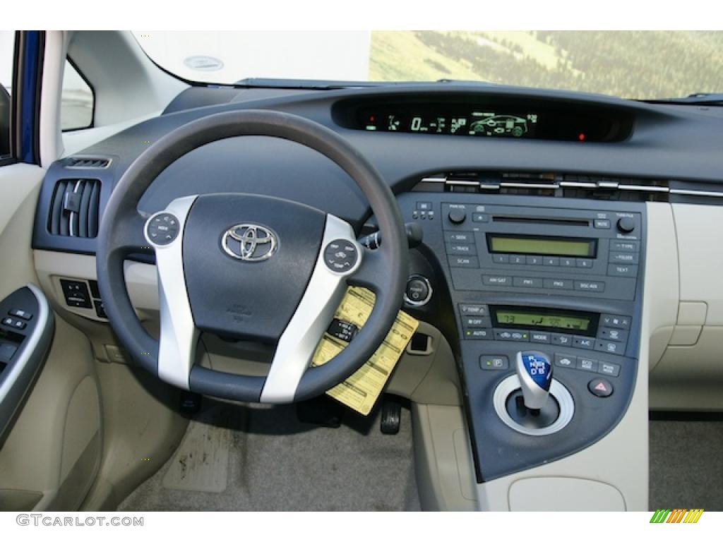 2011 Toyota Prius Hybrid II Bisque Dashboard Photo #45795847