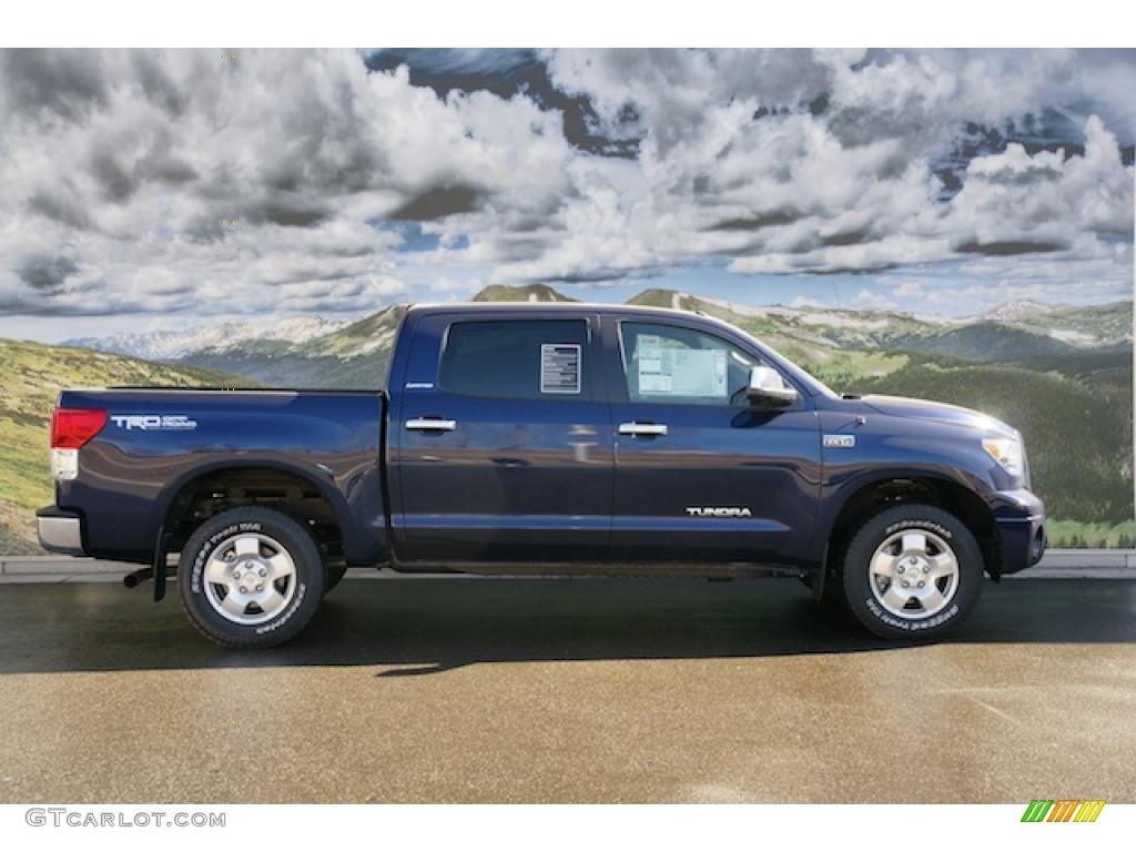 2011 Tundra Limited CrewMax 4x4 - Nautical Blue / Sand Beige photo #2