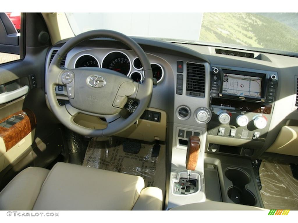 2011 Tundra Limited CrewMax 4x4 - Nautical Blue / Sand Beige photo #8