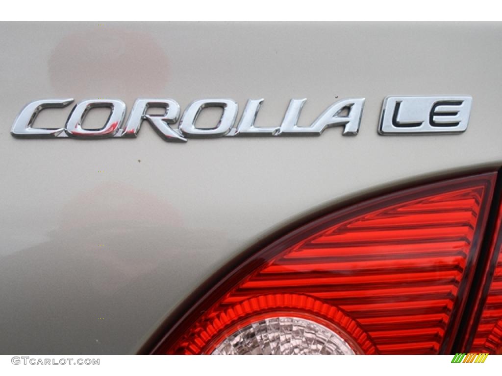 2004 Toyota Corolla LE Marks and Logos Photo #45797163